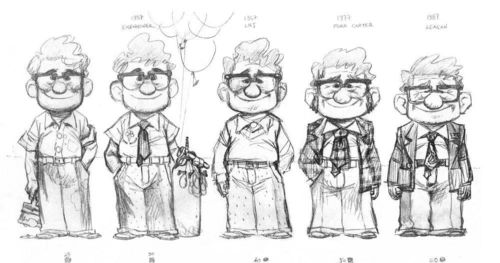 《飛屋環(huán)游記》幕后珍藏設(shè)計(jì)稿縱覽 電腦動(dòng)漫制作的奇幻藍(lán)圖